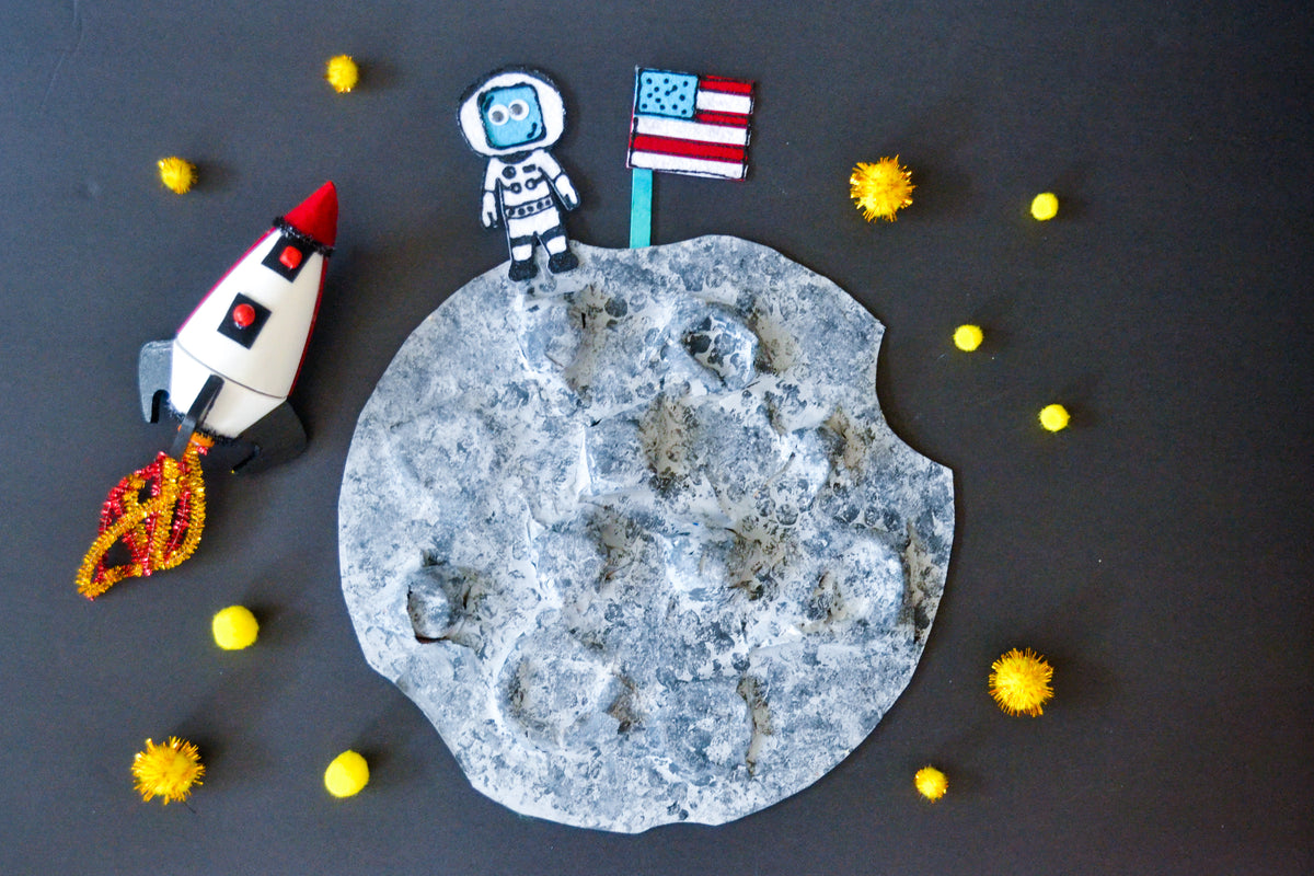 DIY Paper Mache Moon | Kid Made Modern