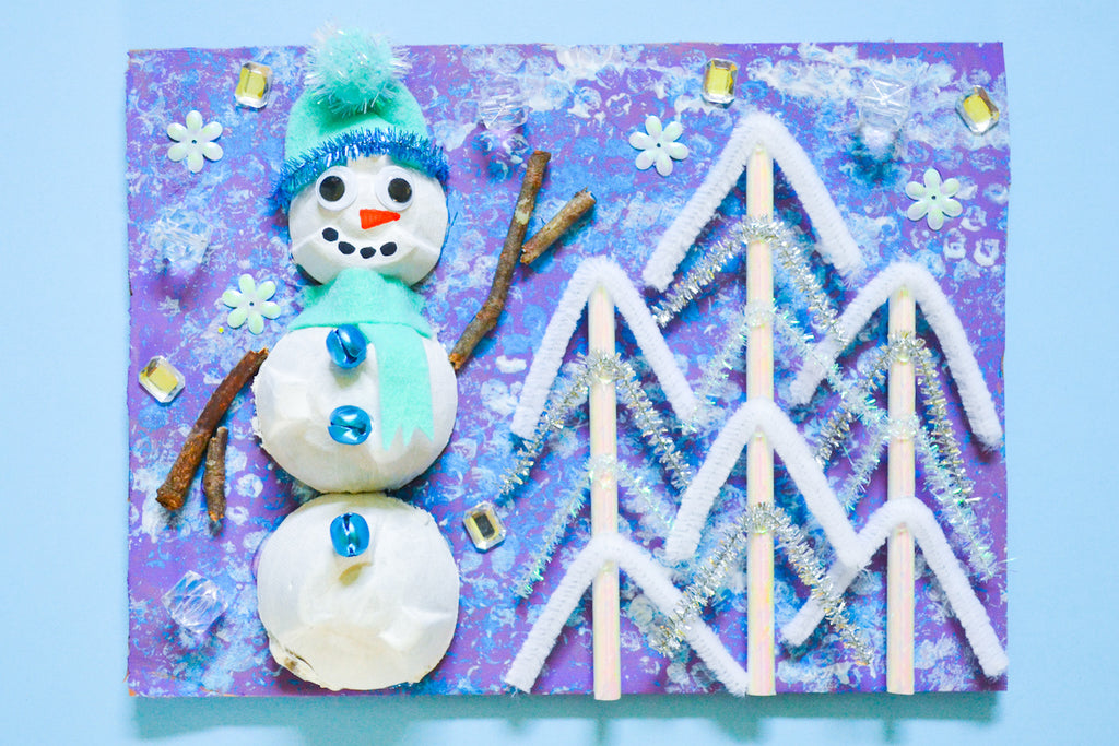 Make Your Own Snowman Collage