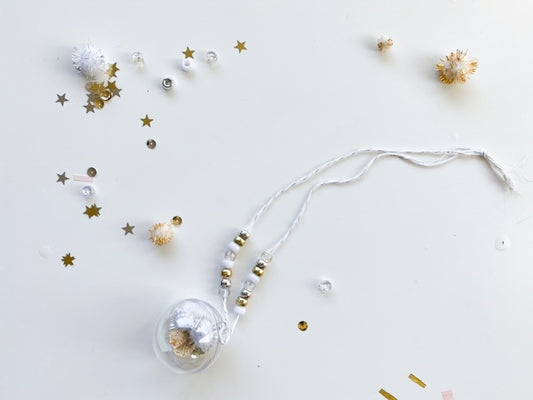 Kid Made Modern New Year’s Eve Jingly Party Necklace DIY