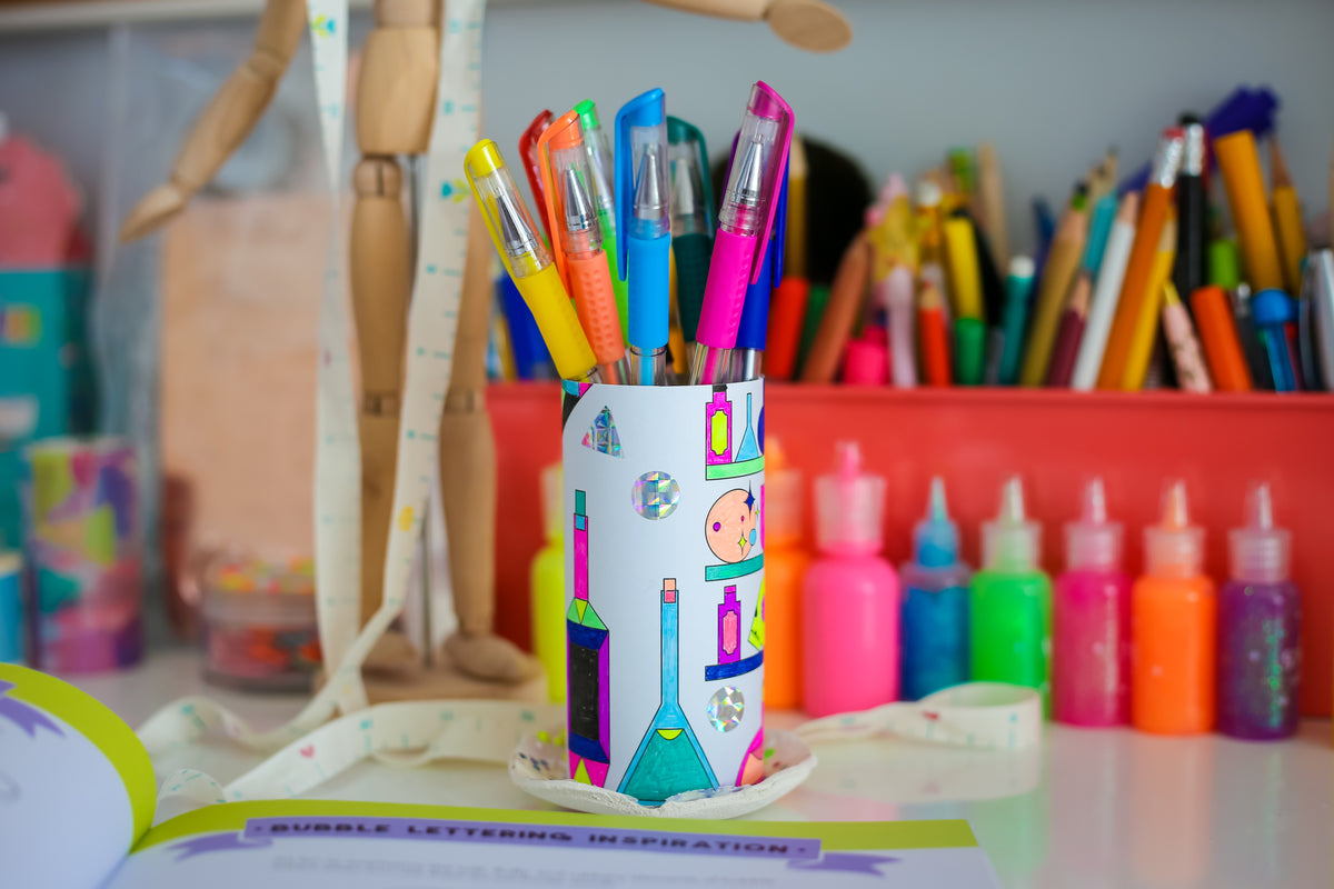 Coloring Book Pen Holder – Kid Made Modern