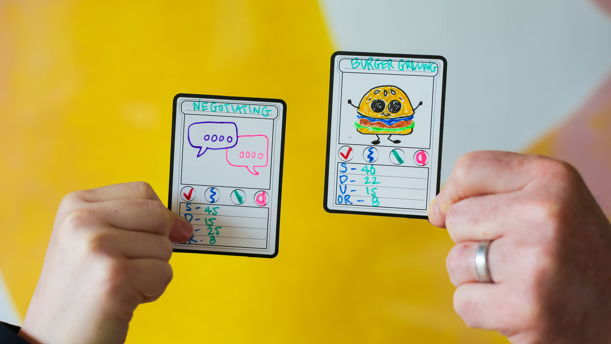 Father's Day Trading Card DIY Kid Made Modern