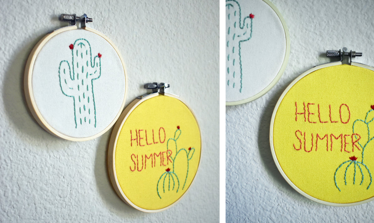 How to finish your embroidery hoop for display - Hobbies and Crafts