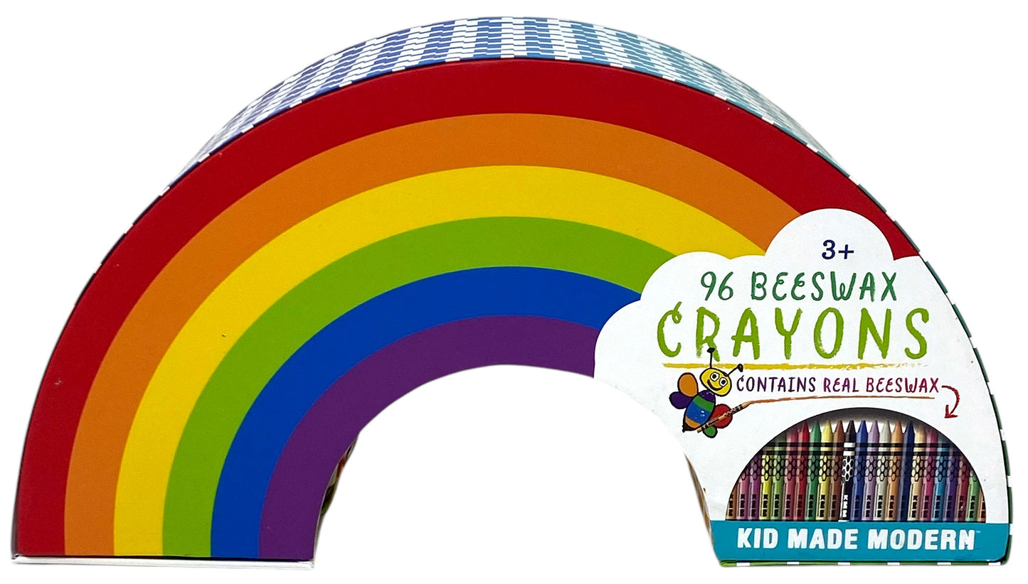 96 Count Crayons in Rainbow Storage Case