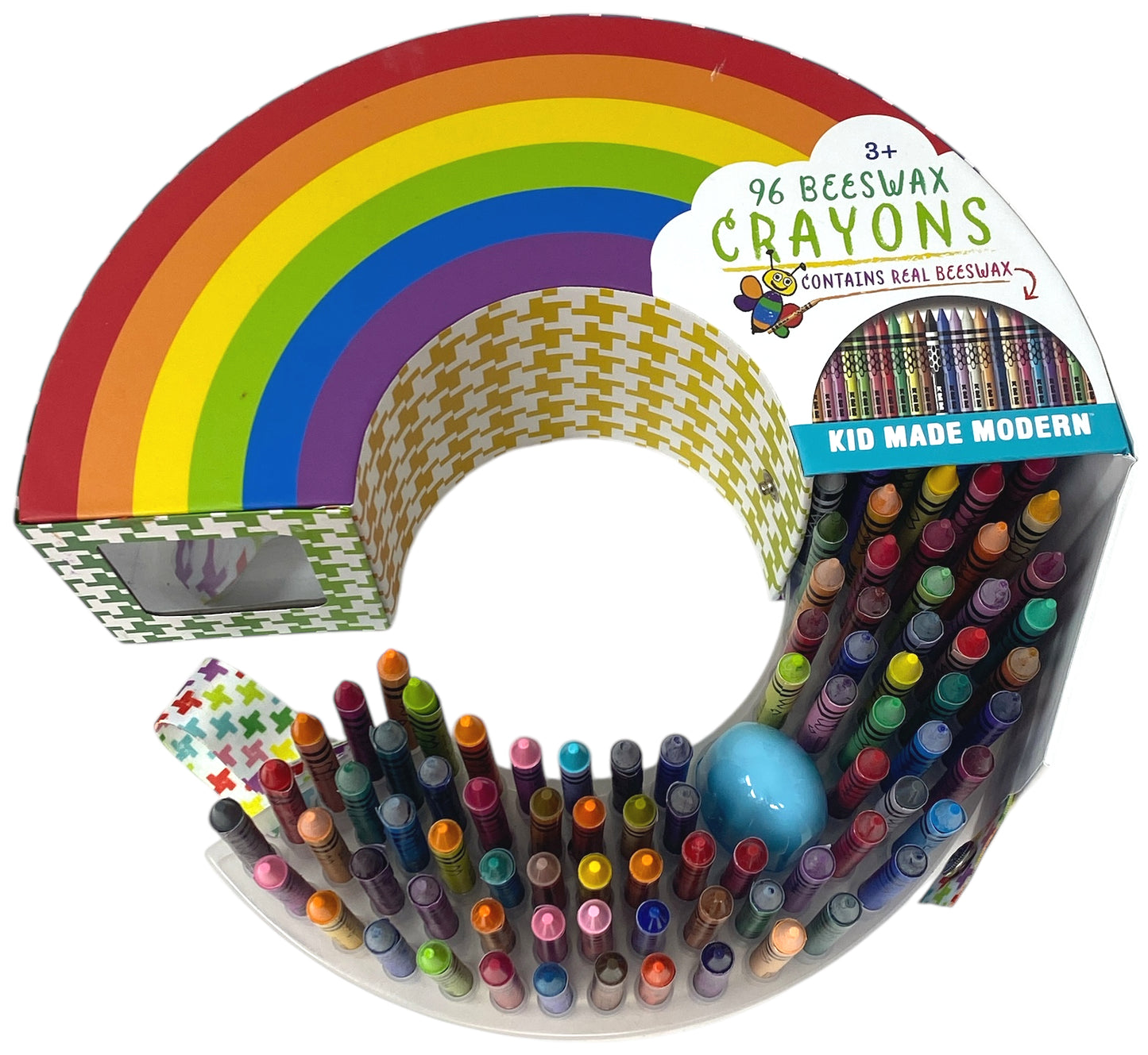 96 Count Crayons in Rainbow Storage Case