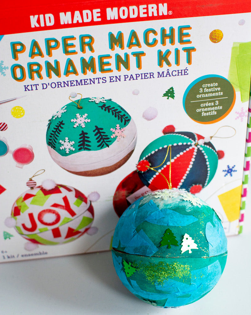 DIY Paper Mache Planet Ornaments – Kid Made Modern