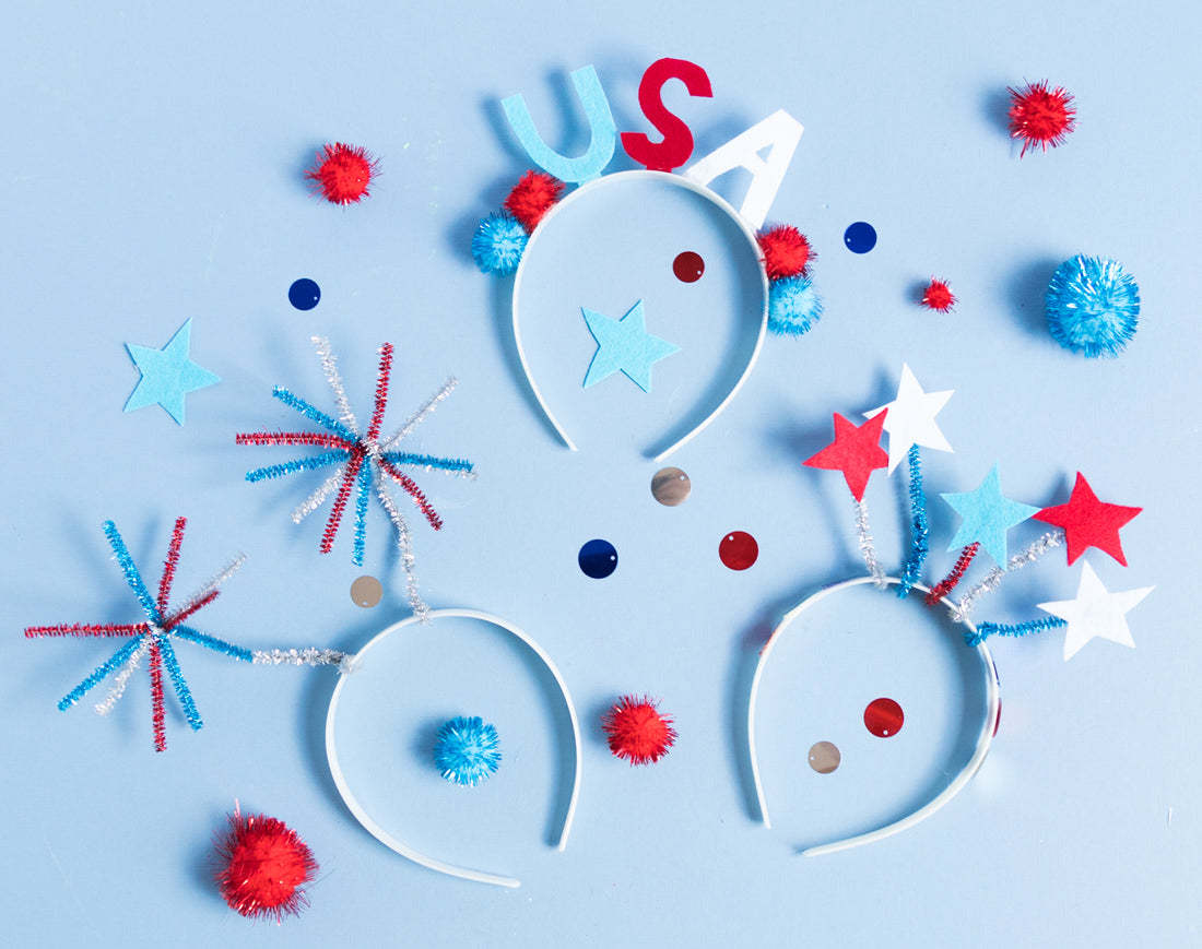 4Th Of July Headbands Diy