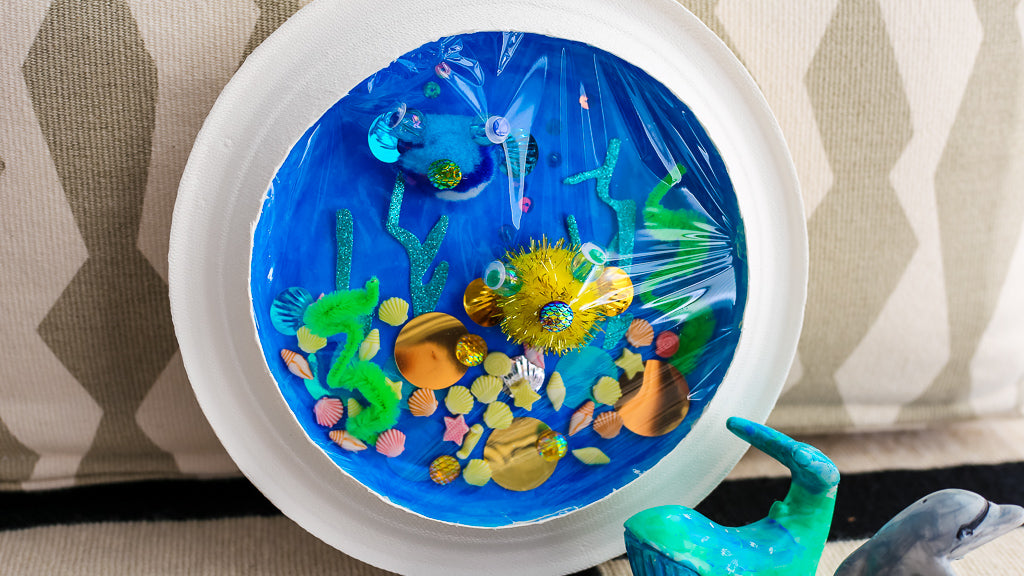 Valentine's Day Mini Aquarium For Kids Fishing Toys Artificial