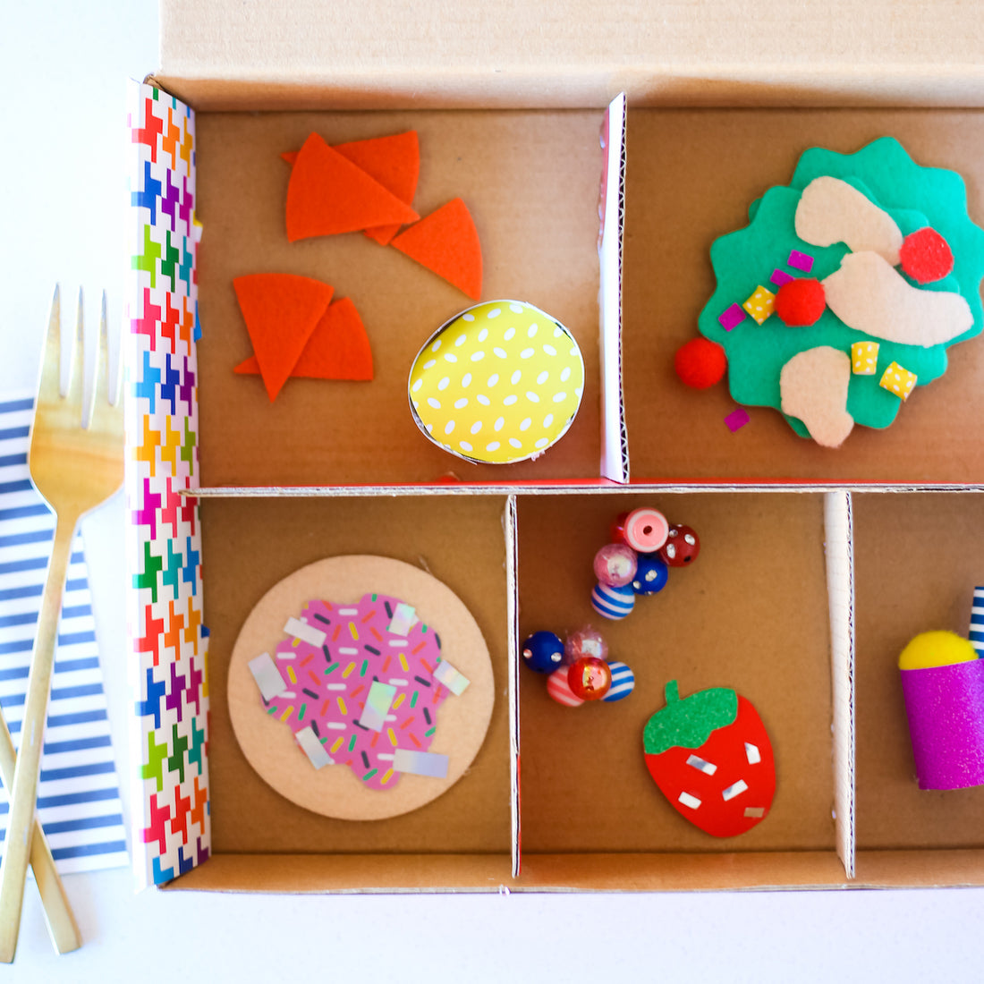 Kid Made Modern Pretend Play Bento Box DIY 