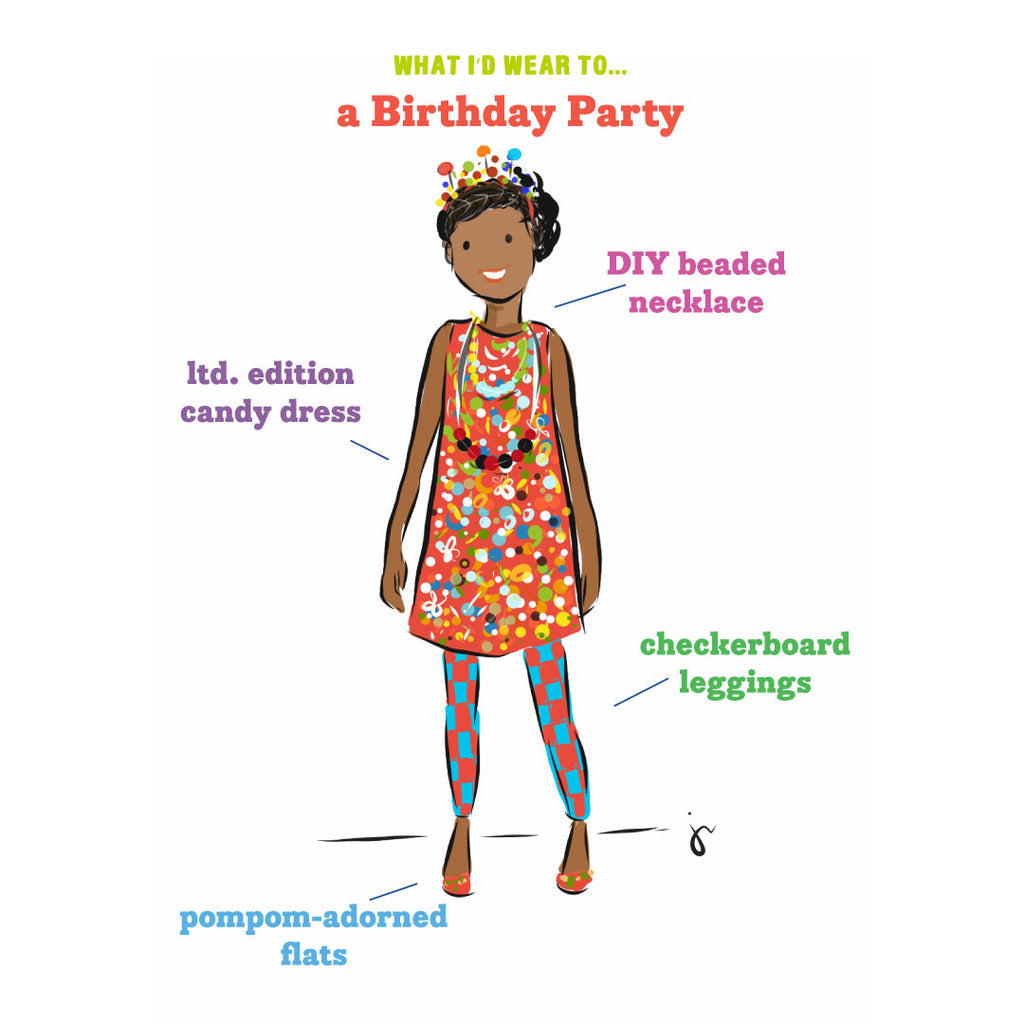 Kids fashion and style inspiration for birthday party