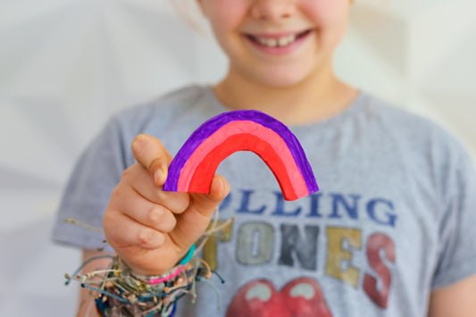 Diy Air Dry Clay Rainbows