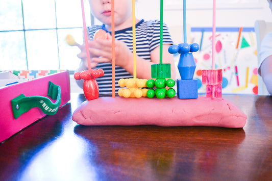 Bead Sorting Activity For Toddlers