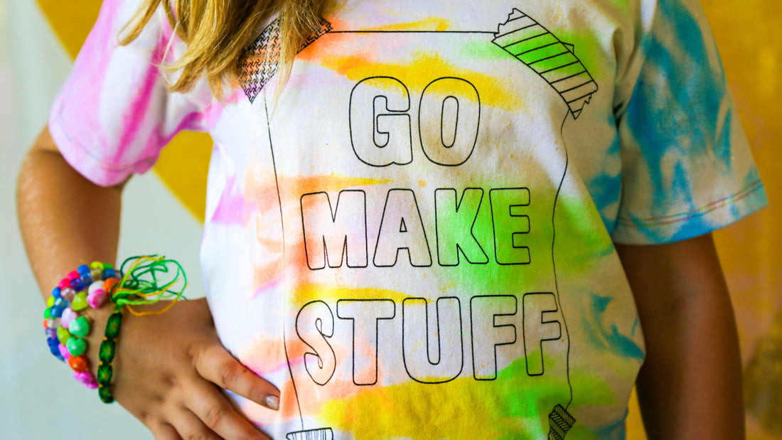 Faux Tie-Dye DIY