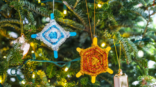 Diamond Camp Ornament DIY