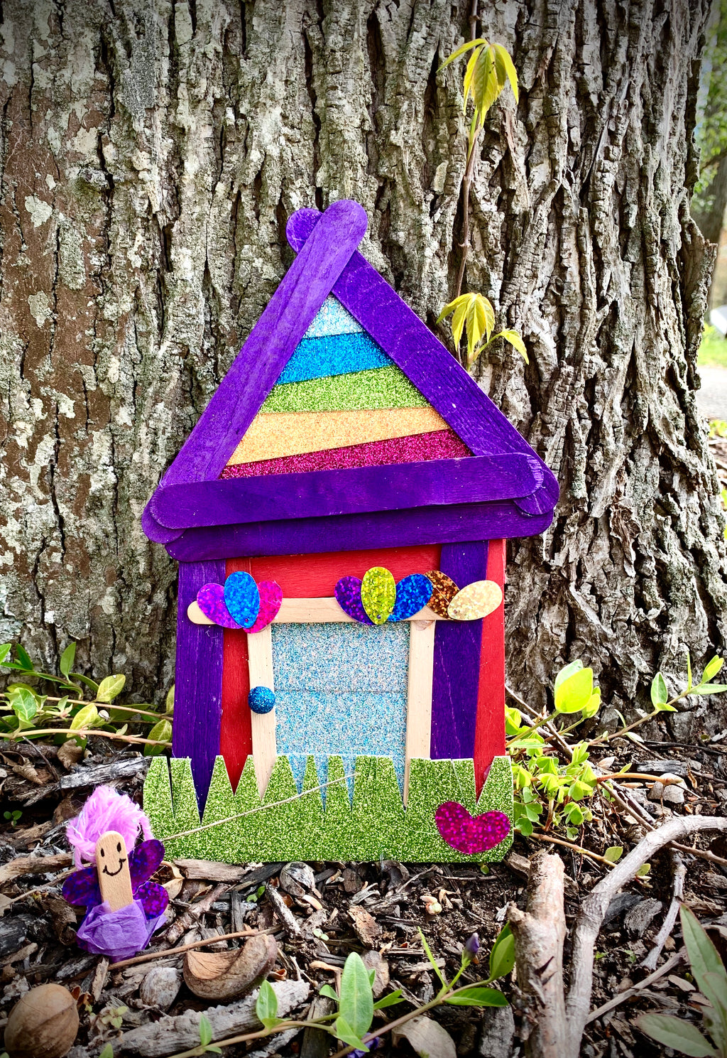 Craft Stick Fairy House