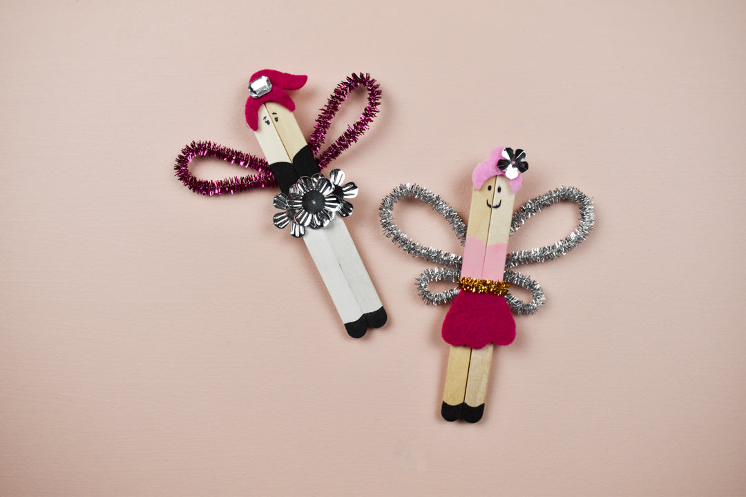 Craft Stick Fairies DIY Kid Made Modern