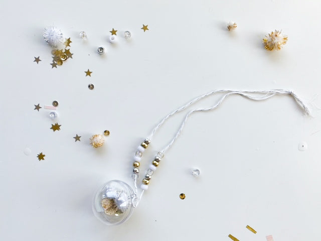 Kid Made Modern New Year’s Eve Jingly Party Necklace DIY 