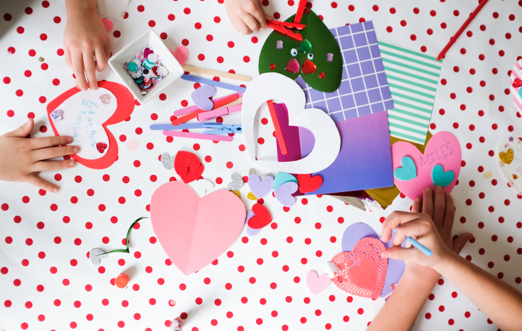 DIY Valentine's Door of Hearts | Kid Made Modern
