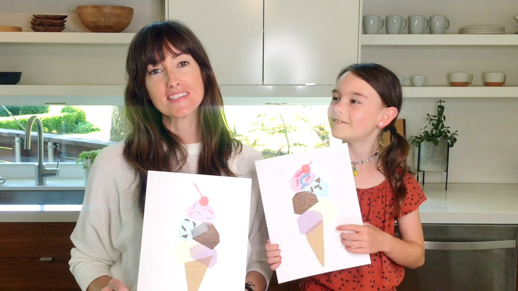 Make Your Own Ice Cream Cone Art With Tiny Fawn Prints