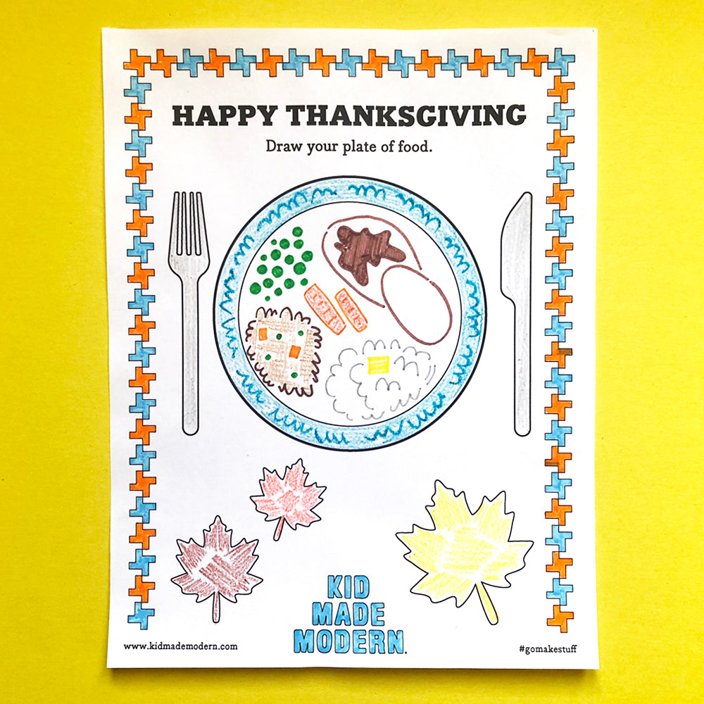 Thanksgiving Plate Printable