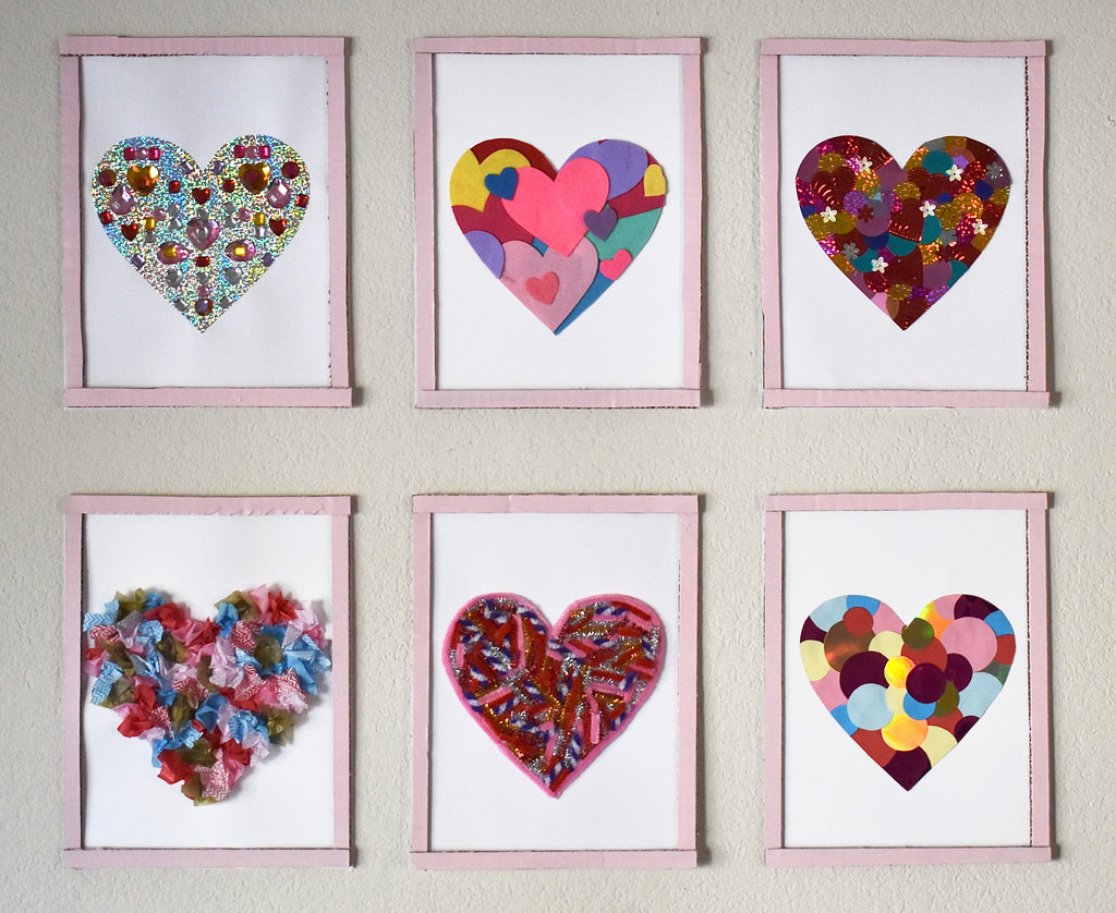 Valentine Heart Gallery Wall craft tutorial