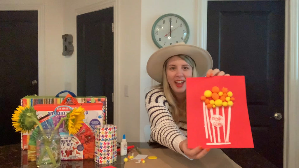 Simple Popcorn Art With Laurie