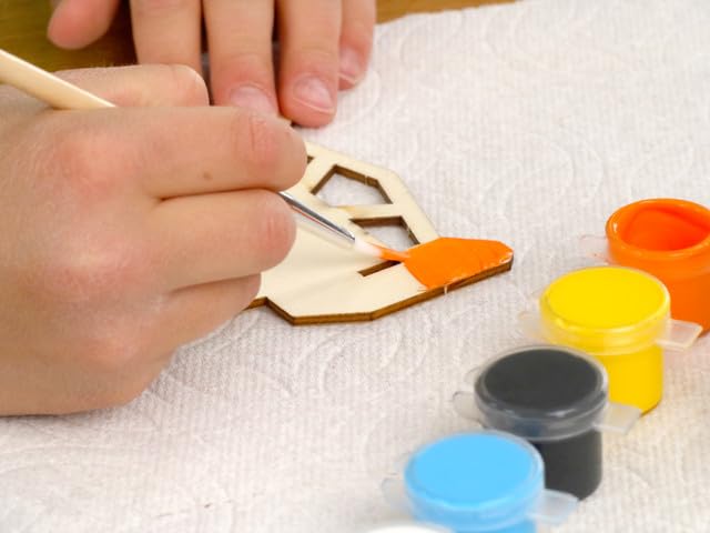 Kid Made Modern Build a Race Car Kit & Wooden Cars to Paint for Kids - Building Arts and Crafts Projects for Boys Ages 6 7 8+