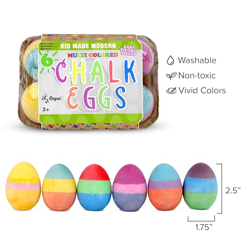 Neon Egg Chalk (6pck)