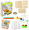 Kid Made Modern Build a Race Car Kit & Wooden Cars to Paint for Kids - Building Arts and Crafts Projects for Boys Ages 6 7 8+