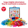 Kid Made Modern My First Arts & Crafts Set for Kids Ages 3 4 5 6 7 8+ - Ideal Preschool Craft Kits for Boys & Girls Toddler - 200+ Pieces Bulk Craft Supplies & Materials Kit for Fun Art Projects