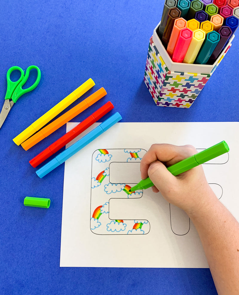 Make A Craft Kit for Kids (+ Free Printables)