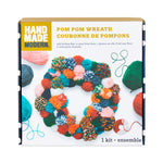 Handmade Modern Pom Pom Wreath Craft Kit Box