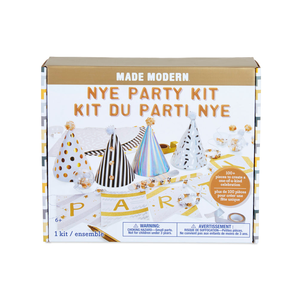 Kid Made Modern New Year's Eve Party Kit Front View