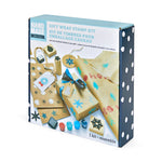 Handmade Modern Gift Wrap Stamp Kit Right Side View