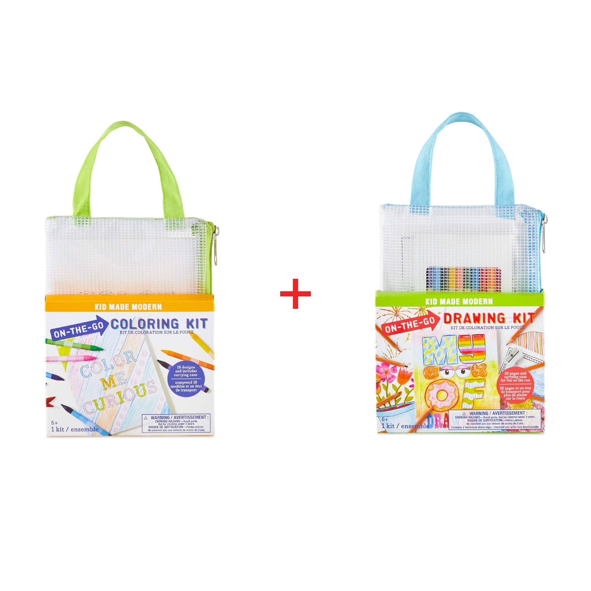Kid Made Modern On-The-Go Drawing and Coloring Set