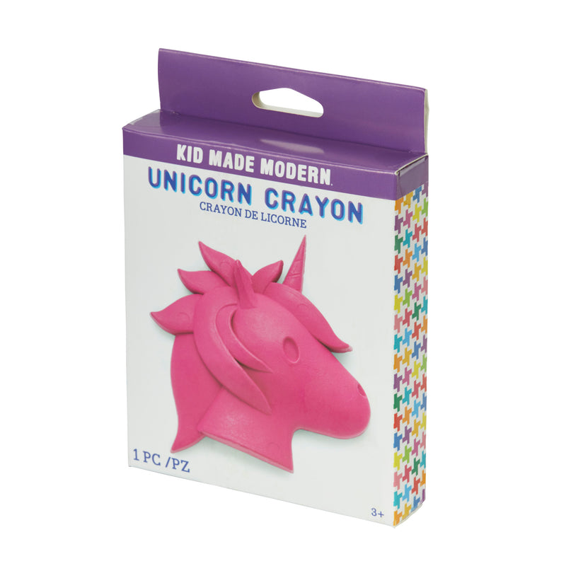 Unicorn shaped crayon Right Side View